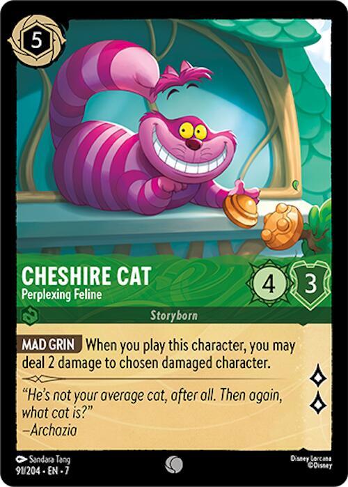 Lorcana - Cheshire Cat - Perplexing Feline - Archazia's Island (7)