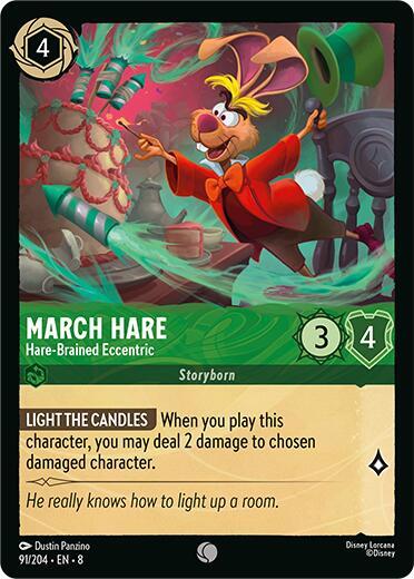 Lorcana - March Hare - Hare-Brained Eccentric - Reign of Jafar (8)
