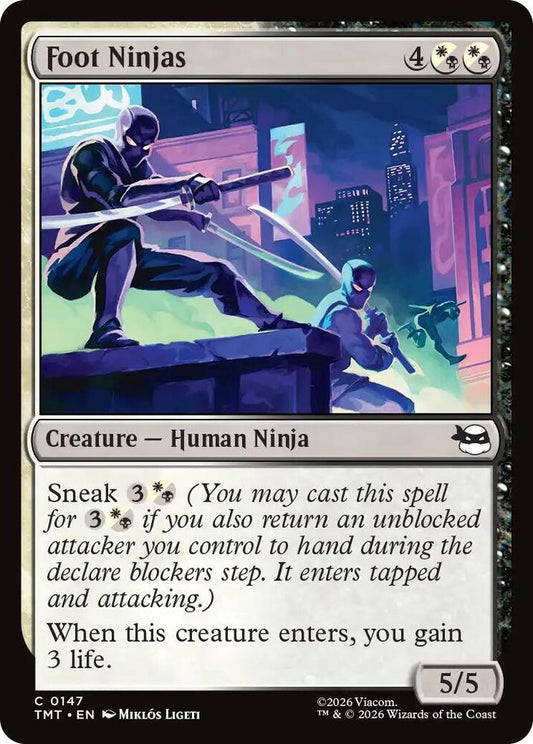 MTG - Foot Ninjas - Teenage Mutant Ninja Turtles (TMT)