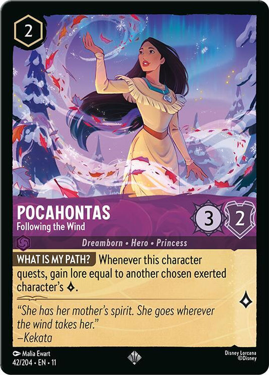 Lorcana - Pocahontas - Following the Wind - Winterspell (11)