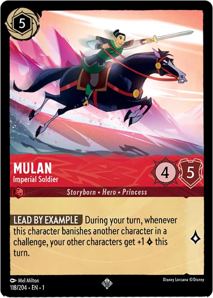 Lorcana - Mulan - Imperial Soldier - The First Chapter (1)