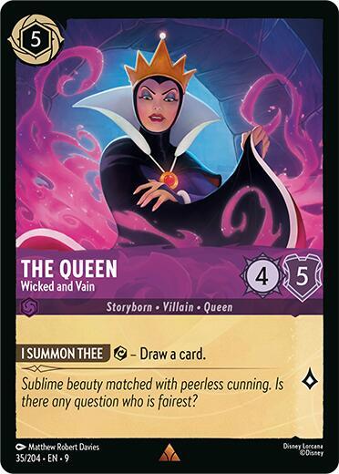 Lorcana - The Queen - Wicked and Vain - Fabled (9)