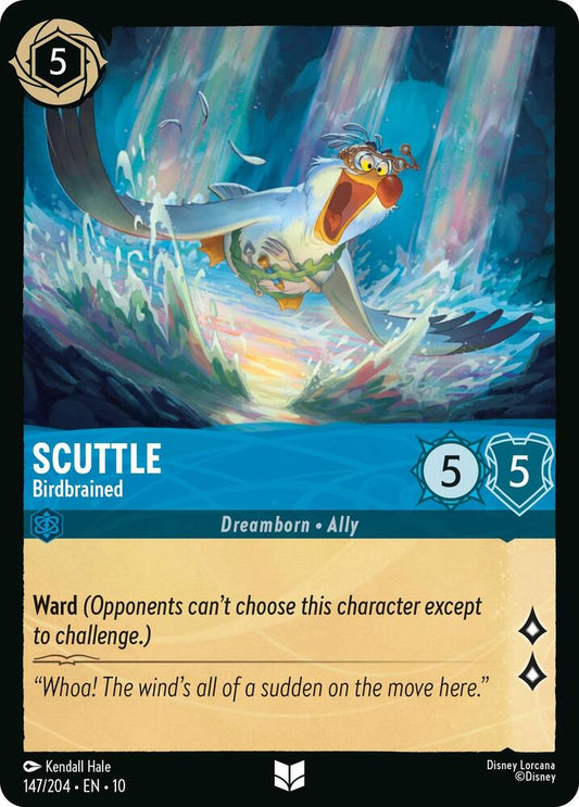 Lorcana - Scuttle Birdbrained - Whispers in the Well (10)