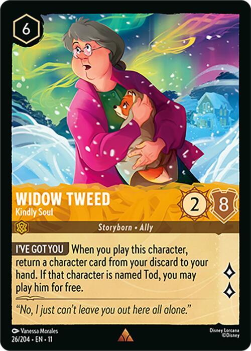 Lorcana - Widow Tweed - Kindly Soul - Winterspell (11)