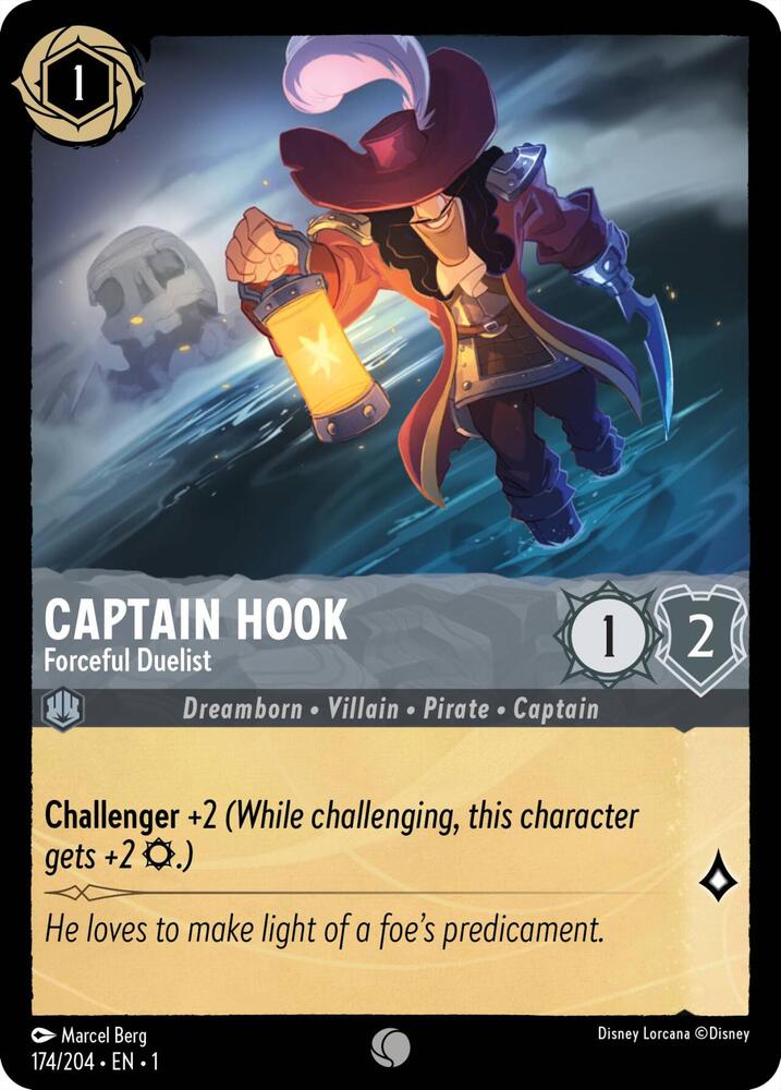 Lorcana - Captain Hook - Forceful Duelist - The First Chapter (1)