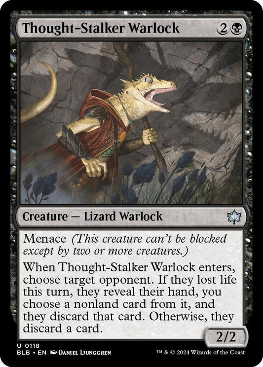 MTG - Thought-Stalker Warlock - Bloomburrow (BLB) Foil