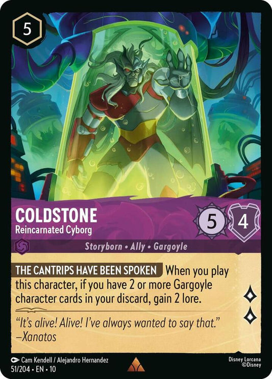 Lorcana - Coldstone Reincarnated Cyborg Cold Foil - Whispers in the Well (10)