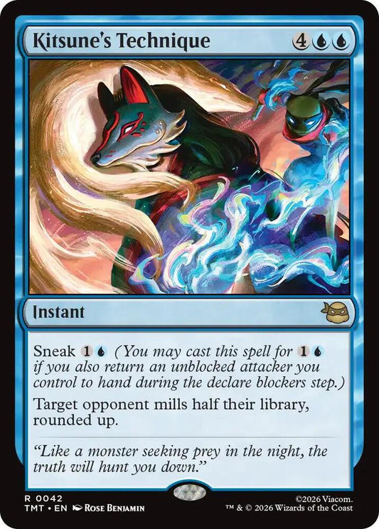 MTG - Kitsune's Technique - Teenage Mutant Ninja Turtles (TMT)
