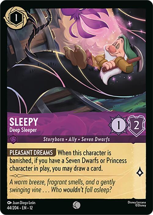 Lorcana - Sleepy - Deep Sleeper - Wilds Unknown (12)