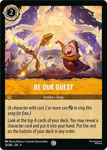 Lorcana - Be Our Guest - Cold Foil - Fabled (9)