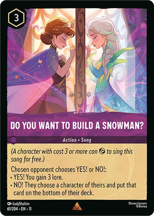 Lorcana - Do You Want To Build A Snowman? - Cold Foil - Winterspell (11)