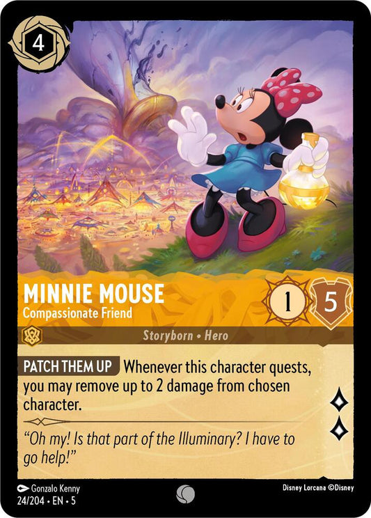 Lorcana - Minnie Mouse - Compassionate Friend - Cold Foil - Shimmering Skies (5)