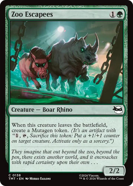 MTG - Zoo Escapees - Teenage Mutant Ninja Turtles (TMT)