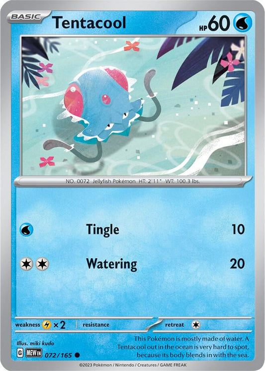 Pokemon - Tentacool - SV: Scarlet & Violet 151 (MEW)