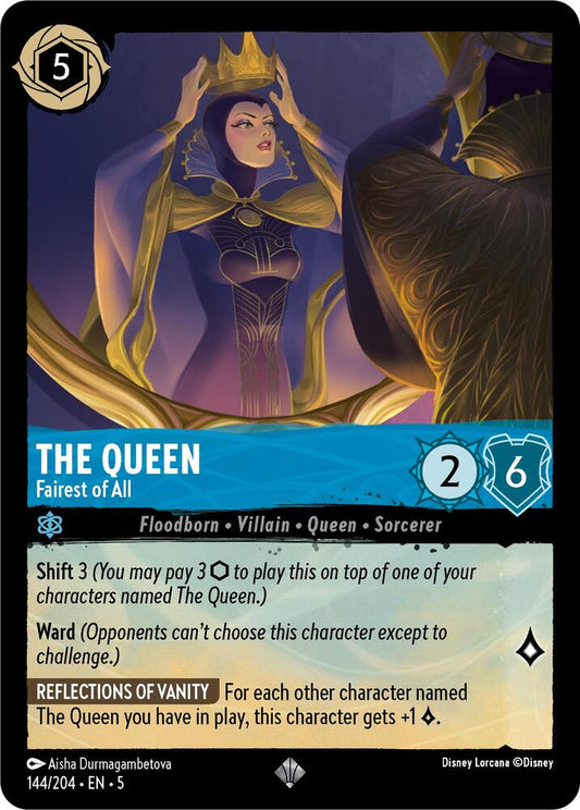 Lorcana - The Queen - Fairest of All - Cold Foil - Shimmering Skies (5)