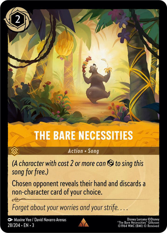 Lorcana - The Bare Necessities - Cold Foil - Into the Inklands (3)