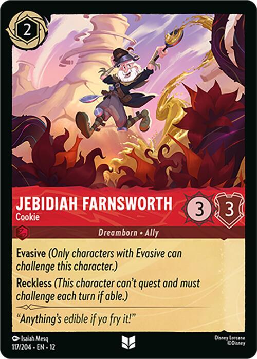 Lorcana - Jebidiah Farnsworth - Cookie - Wilds Unknown (12)
