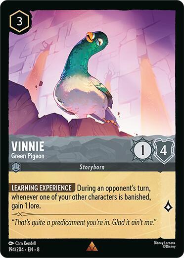 Lorcana - Vinnie - Green Pigeon - Cold Foil - Reign of Jafar (8)