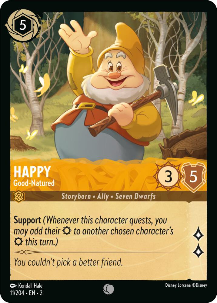 Lorcana - Happy - Good-Natured - Rise of the Floodborn (2)