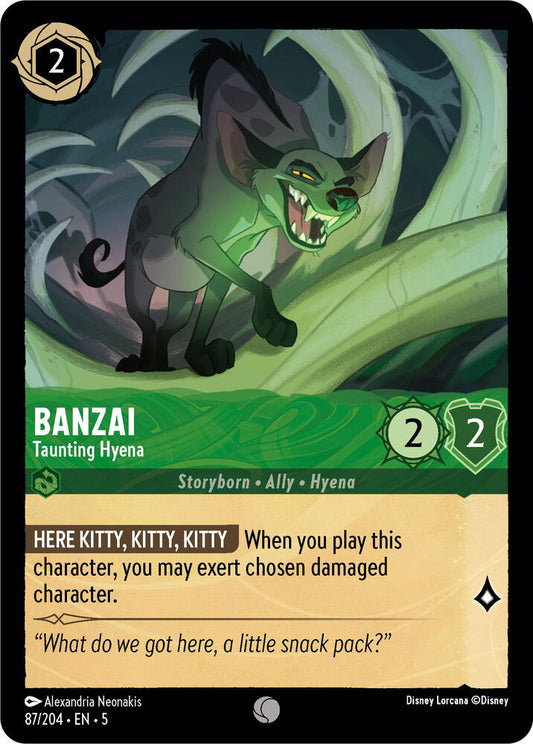 Lorcana - Banzai - Taunting Hyena - Shimmering Skies (5)