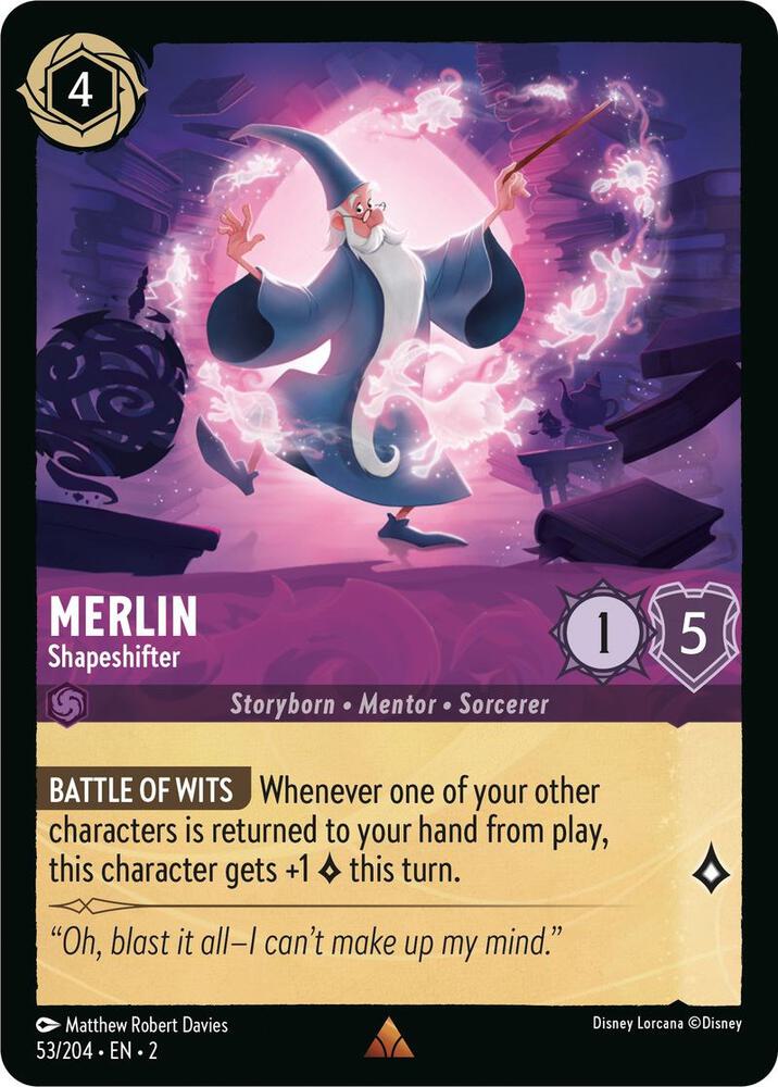 Lorcana - Merlin - Shapeshifter - Rise of the Floodborn (2)