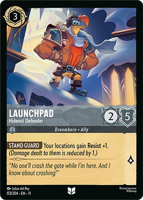 Lorcana - Launchpad - Hideout Defender - Winterspell (11) Cold Foil