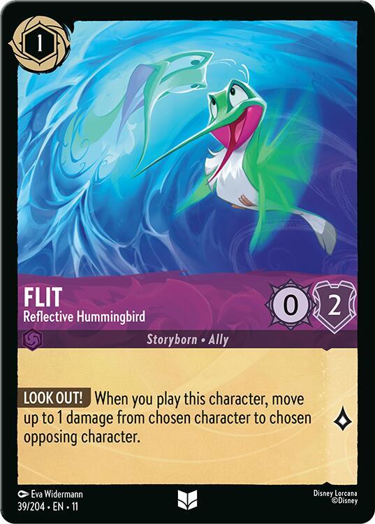 Lorcana - Flit - Reflective Hummingbird - Cold Foil - Winterspell (11)