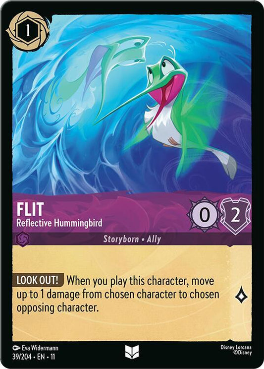 Lorcana - Flit - Reflective Hummingbird - Cold Foil - Winterspell (11)