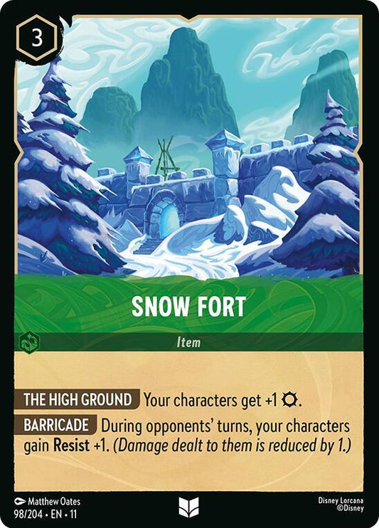 Lorcana - Snow Fort - Cold Foil - Winterspell (11)