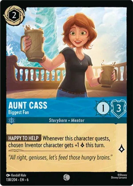 Lorcana - Aunt Cass - Biggest Fan - Azurite Sea (6)