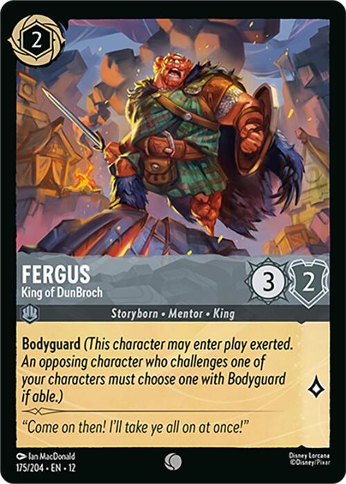 Lorcana - Fergus - King of DunBroch - Wilds Unknown (12)