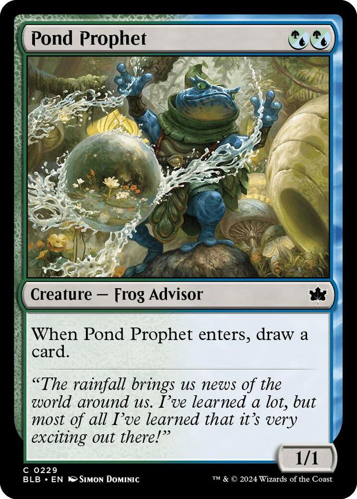 MTG - Pond Prophet - Bloomburrow (BLB)