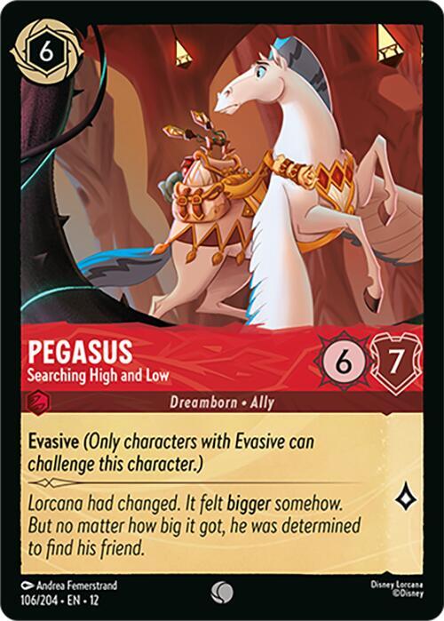 Lorcana - Pegasus - Searching High and Low - Wilds Unknown (12)