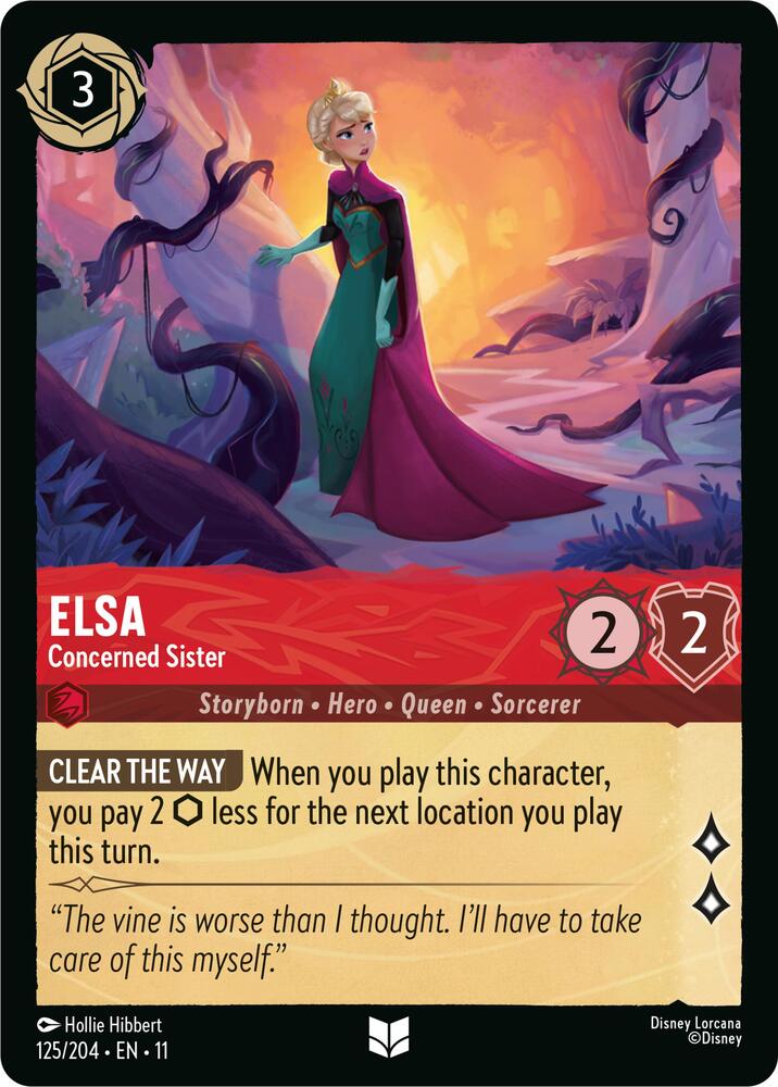 Lorcana - Elsa - Concerned Sister - Winterspell (11)