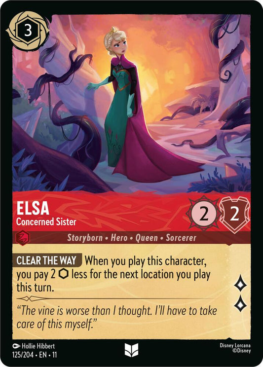 Lorcana - Elsa - Concerned Sister - Winterspell (11)