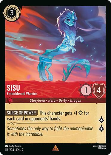 Lorcana - Sisu - Emboldened Warrior - Fabled (9)