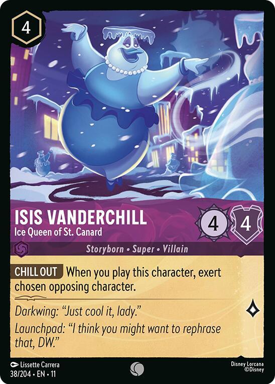 Lorcana - Isis Vanderchill - Ice Queen of St. Canard - Winterspell (11)