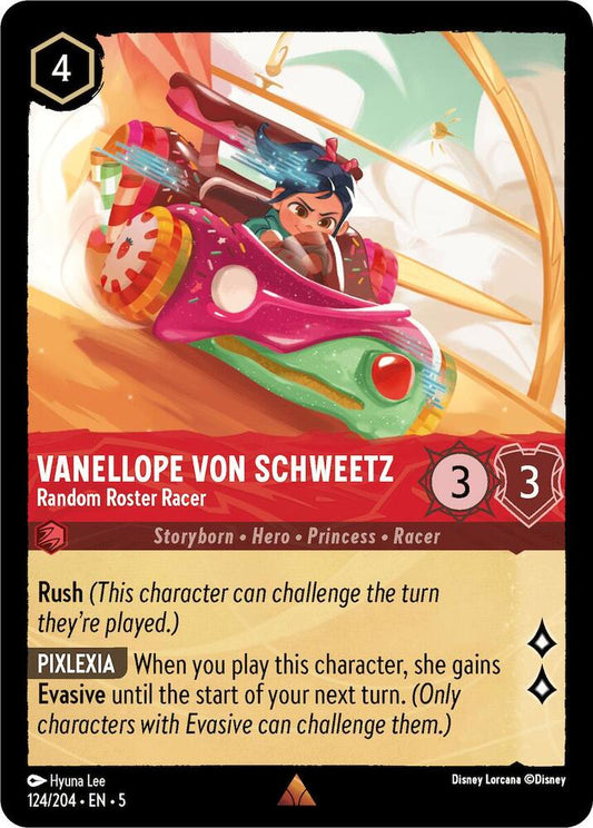 Lorcana - Vanellope von Schweetz - Random Roster Racer - Shimmering Skies (5)