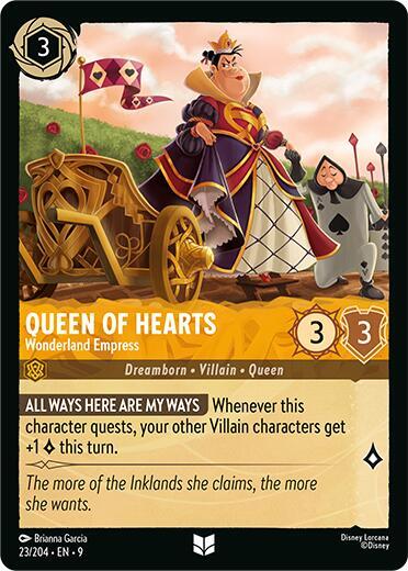 Lorcana - Queen of Hearts - Wonderland Empress - Fabled (9)