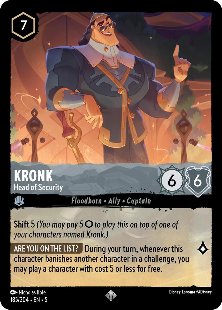 Lorcana - Kronk - Head of Security - Shimmering Skies (5)