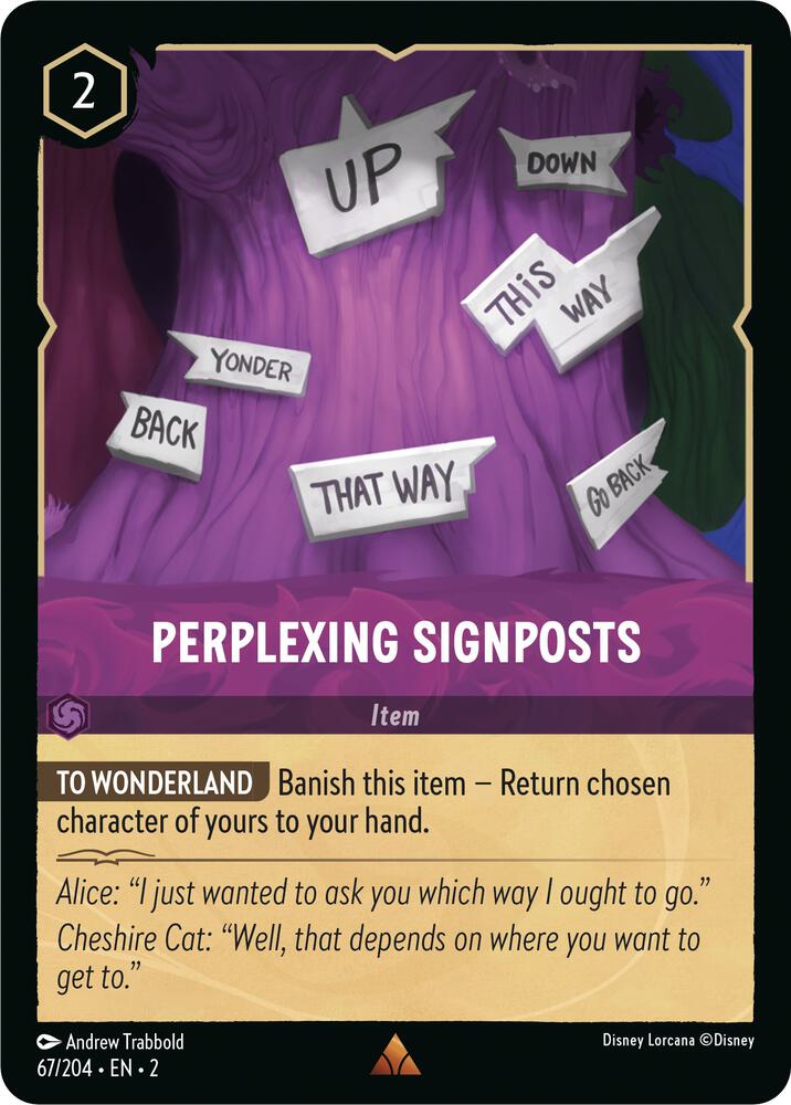 Lorcana - Perplexing Signposts - Rise of the Floodborn (2)