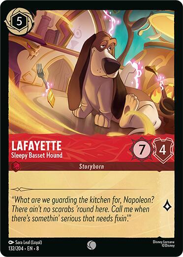 Lorcana - Lafayette - Sleepy Basset Hound - Reign of Jafar (8)