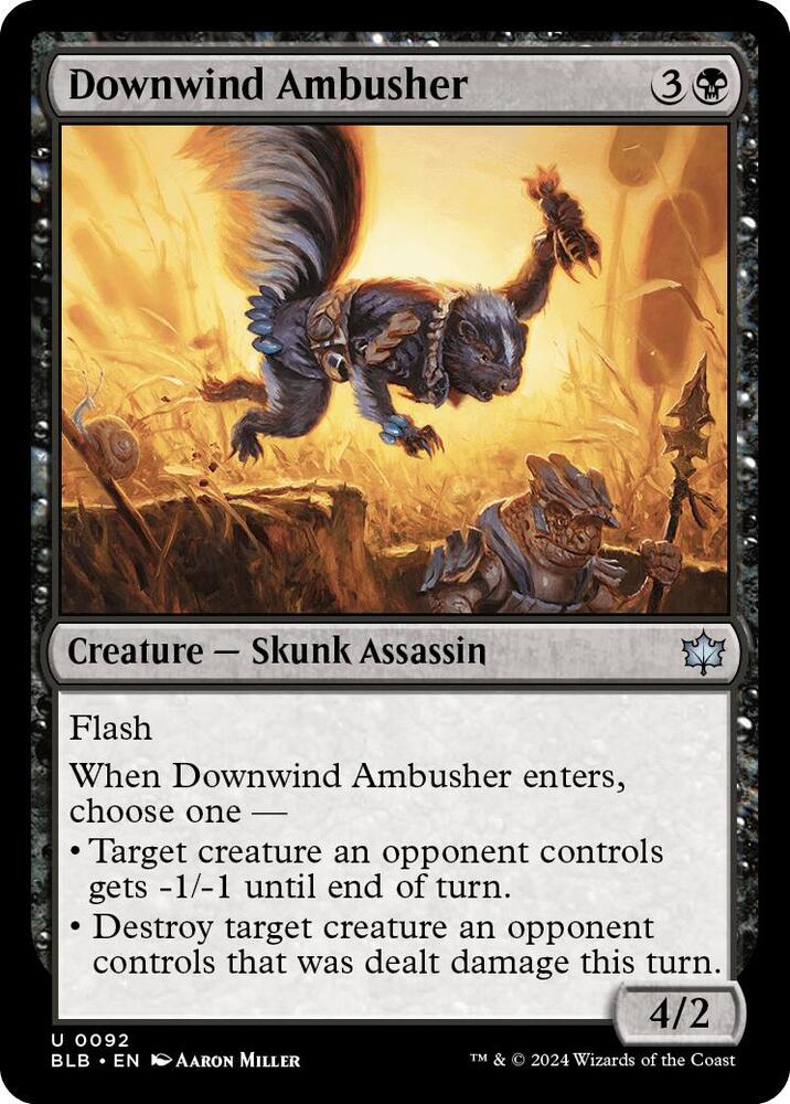 MTG - Downwind Ambusher - Bloomburrow (BLB)