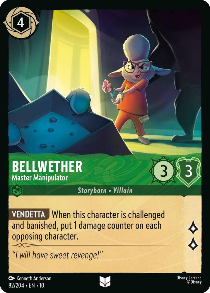 Lorcana - Bellwether Master Manipulator - Whispers in the Well (10)
