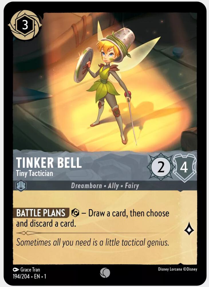 Lorcana - Tinker Bell - Tiny Tactician - The First Chapter (1)