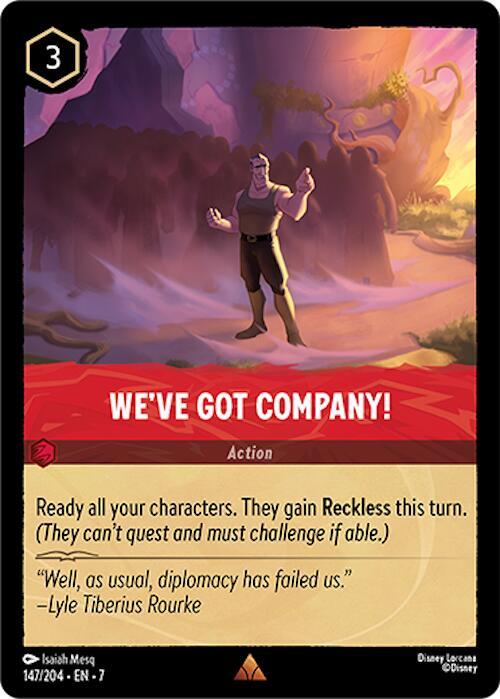 Lorcana - We've Got Company! - Cold Foil - Archazia's Island (7)