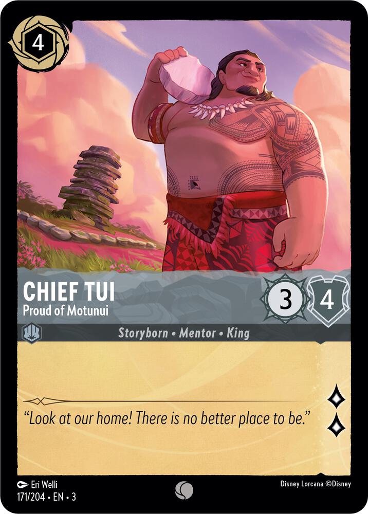 Lorcana - Chief Tui - Proud of Motunui - Into the Inklands (3)