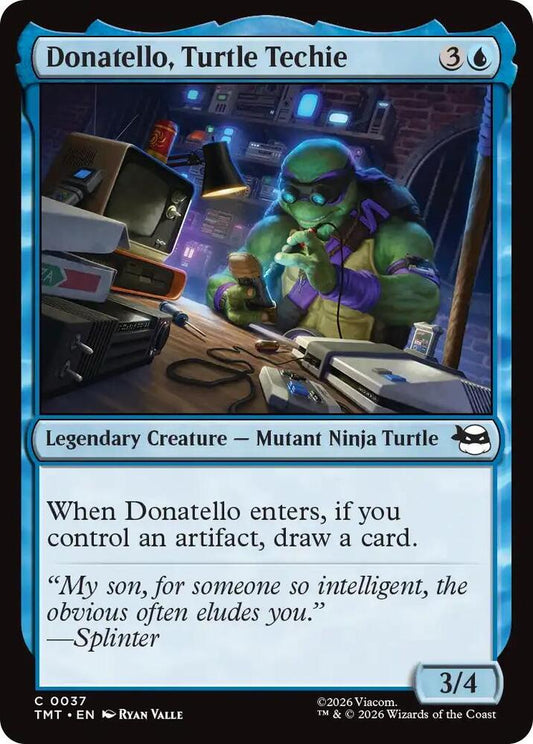 MTG - Donatello, Turtle Techie - Teenage Mutant Ninja Turtles (TMT) Foil