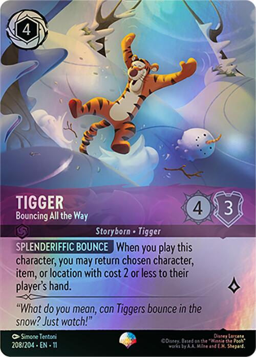 Lorcana - Tigger - Bouncing All the Way (Epic) - Winterspell (11)