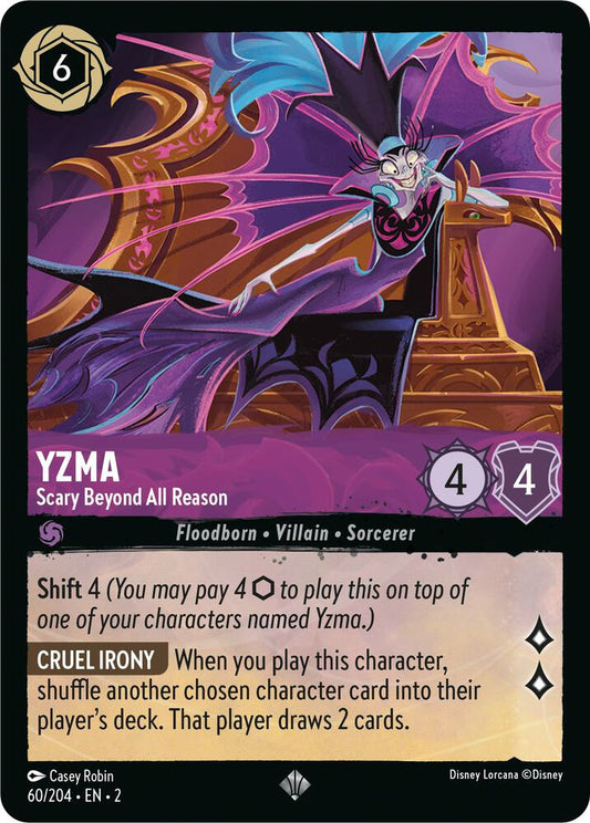 Lorcana - Yzma - Scary Beyond All Reason - Cold Foil - Rise of the Floodborn (2)